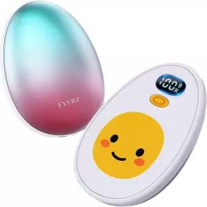핸드 워머 충전식 2팩 LED 디스플레이와 4가지 열 레벨이 있는 전기 여성용 마그네틱 히터 남성용 레이노
