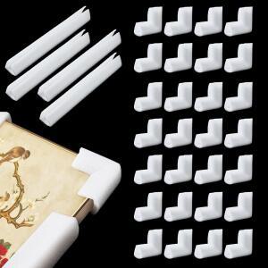 32PCS 픽처 가구 U채널 프레임 프로텍터 엣지 코너 사진 아트 아트 포장용 거울 이동