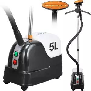 의류용 스탠딩 스티머 5L 대용량 1800W 45초 고속 가열 90분 연속 강력한 스팀 제공