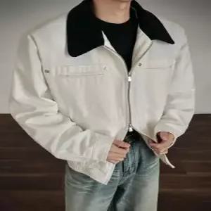원더맨 남사친 빈티지 가을 코트 재킷 디트로이트 코듀로이 칼라 데일리룩 와이드 쇼트 블레이져 KUK3