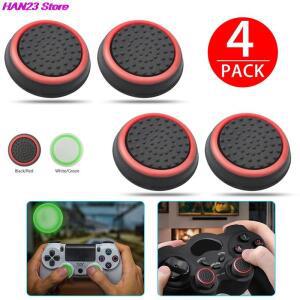 xbox호환 360 용 실리콘 아날로그 엄지 스틱 그립 커버  플스호환/플스호환 프로 슬림 게임 패드 캡  조이