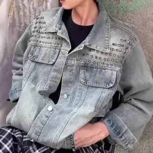 크리링 남친 청 빈티지 재킷 코트 봄가을 자켓 KKE3