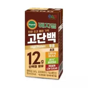 정식품 베지밀 고단백두유 초코190ml 48개