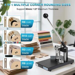 금속 코너 라운더 기계 헤비 듀티 1.2”/30mm 두께 수동 절단 필렛 사무실 비즈니스 공장용 핸드 툴