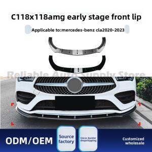 메르세데스 호환 CLA 클래스 C118 -23 AMG 업그레이드 링 키트 프론트 범퍼 립 스포일러 공격적인 외관 및
