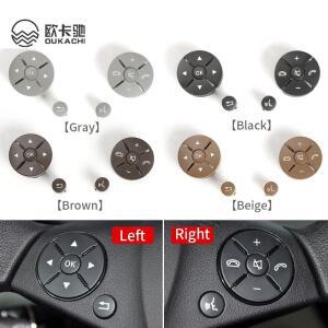 메르세데스 호환 벤츠 호환 C E GLK 클래스 W204 C180 C200 W212 용 자동차 다기능 스티어링 휠 버튼 키