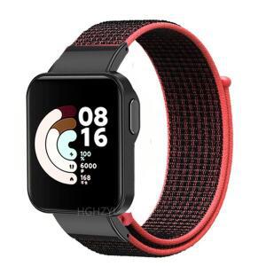 샤오미호환 Mi Watch Lite 용 새 나일론 팔찌 Redmi 2 3 교체 손목 범퍼 Correa 밴드