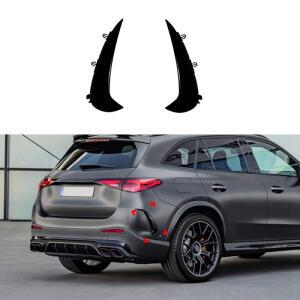 메르세데스 호환 벤츠 호환 GLC 클래스 X254 AMG 라인  리어 범퍼 트림 립 스포일러  카나드 핀 블랙