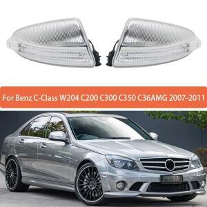 벤츠 호환 C클래스 W204 C200 C36AMG 사이드미러 방향지시등 후방 거울 엣지 라이트