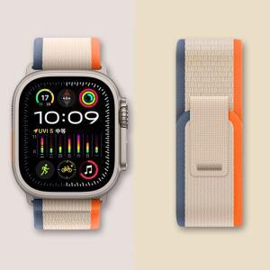 apple 호환 Watch Ultra 2 밴드 용 트레일 루프 49mm 나일론 팔찌 correa 시리즈 10 9 8 7 6 5 SE 스트랩