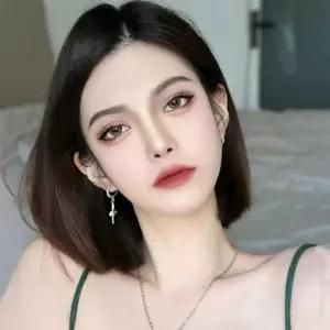 [오너클랜]얼굴형을 보안해주는 단발 스타일의 통가발 내츄럴블랙ONESIZE