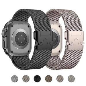 애플 호환워치 울트라 밴드 49mm iWatch 루프 스테인리스 스틸 스트랩 (시리즈 10 9 8 7 6 호환)