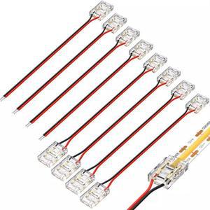 COB LED 와이어 커넥터 5 8 10mm 연결 솔더리스 미니 소형 버클 RGB CCT 스트립 조명 2 3 4  핀