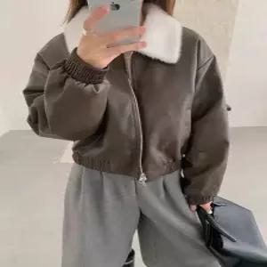 밴널스샵 여사친 패딩다운 잠바 안전체 퍼 도톰 보온 칼라+ 내피 자켓 HO1