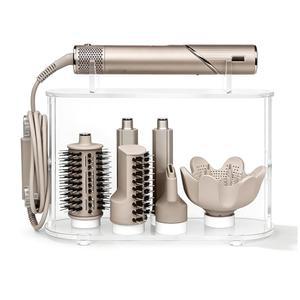Affogato Shark FlexStyle HD430C와 호환되는 보관 홀더, 보관용 부착물을 위한 데스크탑 오거나이저, 액세서리 컬러 브러시 디퓨저용 코드 행거가 있는 아크릴 헤어드라이어
