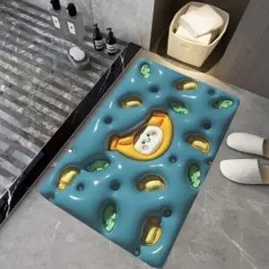 [골드스마일]보송보송 3D 착시 발매트 바나나 현관발매트 화장실발매트