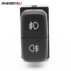 파제로 트라이톤 ASX 랜서 2006-2012용 DC12V 레드 LED 라이트 듀얼 전후방 안개등 스위치 ON OFF 버튼