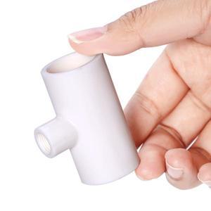 자동 닭 급수기 5개세트 연결 파이프 PVC 티 피팅 20mm 가축 커넥터 포함