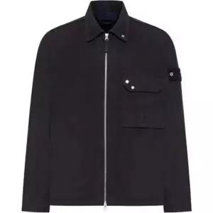 [스톤아일랜드](당일) 26SS 스톤 아일랜드 와펜 패치 블랙 오버 셔츠 L1S14 1200002 S0J24 V0029