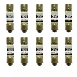 10-Pack New FNQ-R-1/2 1/2A 0.5A 600Vac Time Delay Fuse FNQ-R-1/2A Class CC Current Limiting