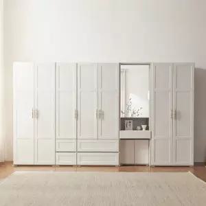 보루네오 마르체 데이 3400 화장대A 옷장 세트 BJN622C (착불)