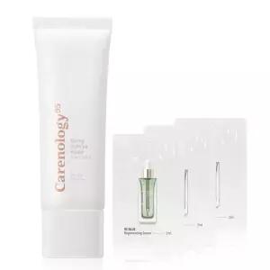 필수뷰티 케어놀로지 토닝 라이트업 리페어 선크림 SPF50윤기 생기 보습 PA윤기 보습윤기 45ml / 핑크 톤업