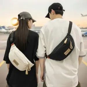 남학생 슬링백 여학생 캐주얼 가죽패치 남자크로스백 바디백 비니지스백 캐주얼백