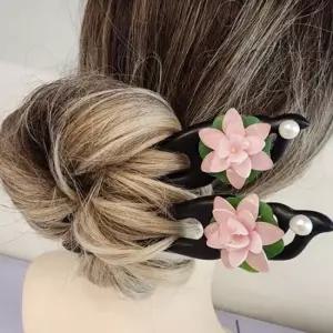 비녀 머리핀 한복 웨딩 올림머리 국악 머리장식 한복비녀 혼주 빗핀 한복대회 전통비녀