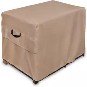 UltCOVER 파티오 데크 박스 보관 벤치 커버 방수 야외 직사각형 불 테이블 44 x 28 인치