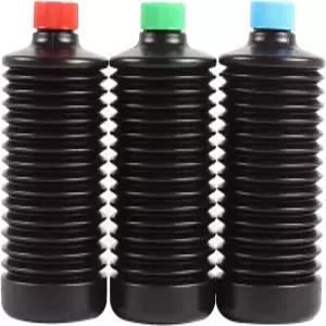 eTone 3X 1000ml 접이식 암실 화학 저장 병 액체 용기 필름 사진 현상 처리 장비 산화 방지 실험실
