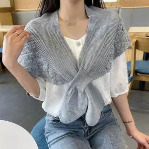 여성 쁘띠 어깨 스카프 1P 봄 가을 데일리 패션 코디