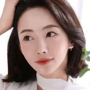 데일리귀걸이 골드필드 핀 고래꼬리 원터치링 귀걸이 14K