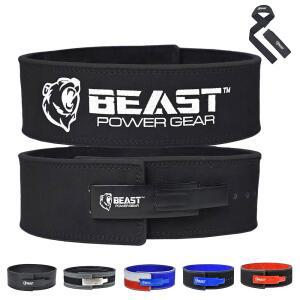 비스트 파워 역도 13MM 10MM 스트랩 자유 웨이트 기어 두께 버클 벨트 4인치 레버