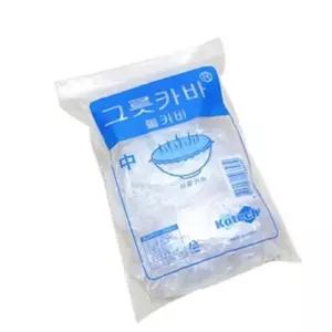 그릇 커버 비닐 커버 일회용 뚜껑 랩 음식물 덮개 중