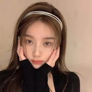 세줄 진주 헤어밴드 OLH-012