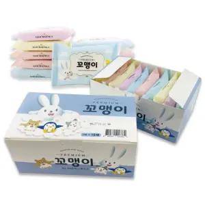 VBC 꼬맹이물티슈 (대 10매입x10팩)X소박스 4개