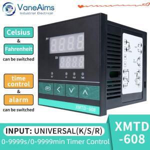 시간 PID 온도 컨트롤러 XMTD-608 RTD TC 입력 SSR 릴레이 타이머 제어 포함 220V