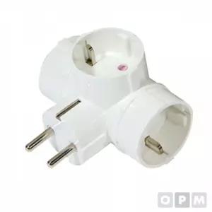 3구T형멀티콘센트(비닐) ISM-14334 10EA