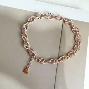 데일리 컷팅 볼륨 H 팔찌 로즈골드 18k 20cm