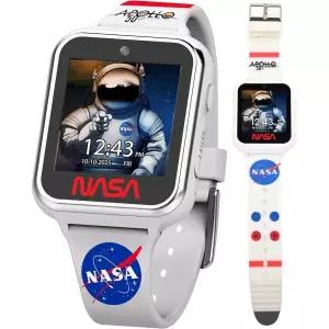 Accutime NASA 우주 비행사 화이트 교육 학습 터치스크린 스마트 시계 NAS4011AZ