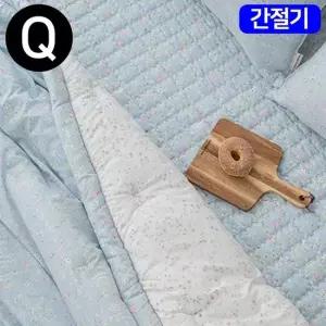 마이크로 모달 간절기 이불 패드세트 퀸 Q 블루 퀸이불패드세트 퀸이불패드셋트