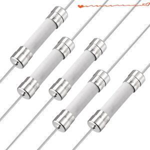 세라믹 고속 블로우 튜브 퓨즈 핀 포함 6x30mm 250V 8A 100PCs