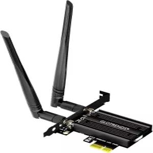 MT7925B 컨트롤러 블루투스 5.4를 탑재한 데스크톱 AMD/인텔 PC용 GLOTRends BE6500 WiFi 7 PCIe 카드