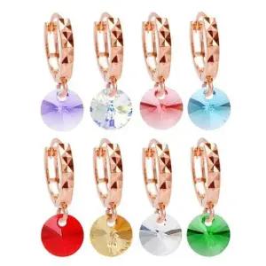 컷팅귀걸이 스왈 각컷팅 원터치귀걸이 Gold-pin 로즈골드 14K