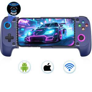 / Android용 LIFUTE 모바일 게임 컨트롤러, 홀 조이스틱이 있는 무선 전화 Xbox Game Pass용 컨트롤러 휴대폰 케이스 지원, Steam Link 등, Blue