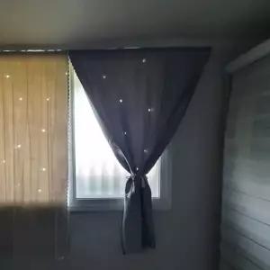 붙이는 스타펀칭 찍찍이 암막커튼 그레이 집안꾸미기 프라이버시보호