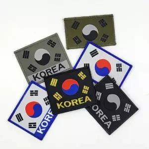 TBZ 밀리터리 대한민국 태극기 자수 와펜 G