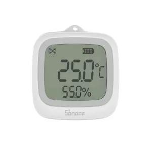 SONOFF SNZB-02WD IP65 지그비 LCD 스마트 온도 습도 센서 온실/화장실 방수 차트가 있는 앱 모니터링