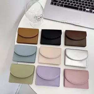 베이직 라운드 아코디언 3단 반지갑 미니지갑 9color