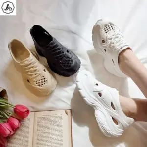 [애슬릿] 물놀이 샌들 발편한 메쉬 펀칭 레이스업 데일리 여름 4cm